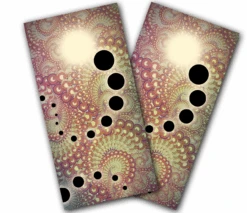 Fractal Shift Cornhole Wraps - Set Of 2