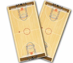 Full Court Cornhole Wraps - Set Of 2