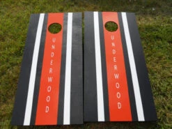 Personalized Striped Cornhole Set With Bags 15 Personalized Striped Cornhole Set With Bags -Custom Cornhole 105 personal 11530.1611438976
