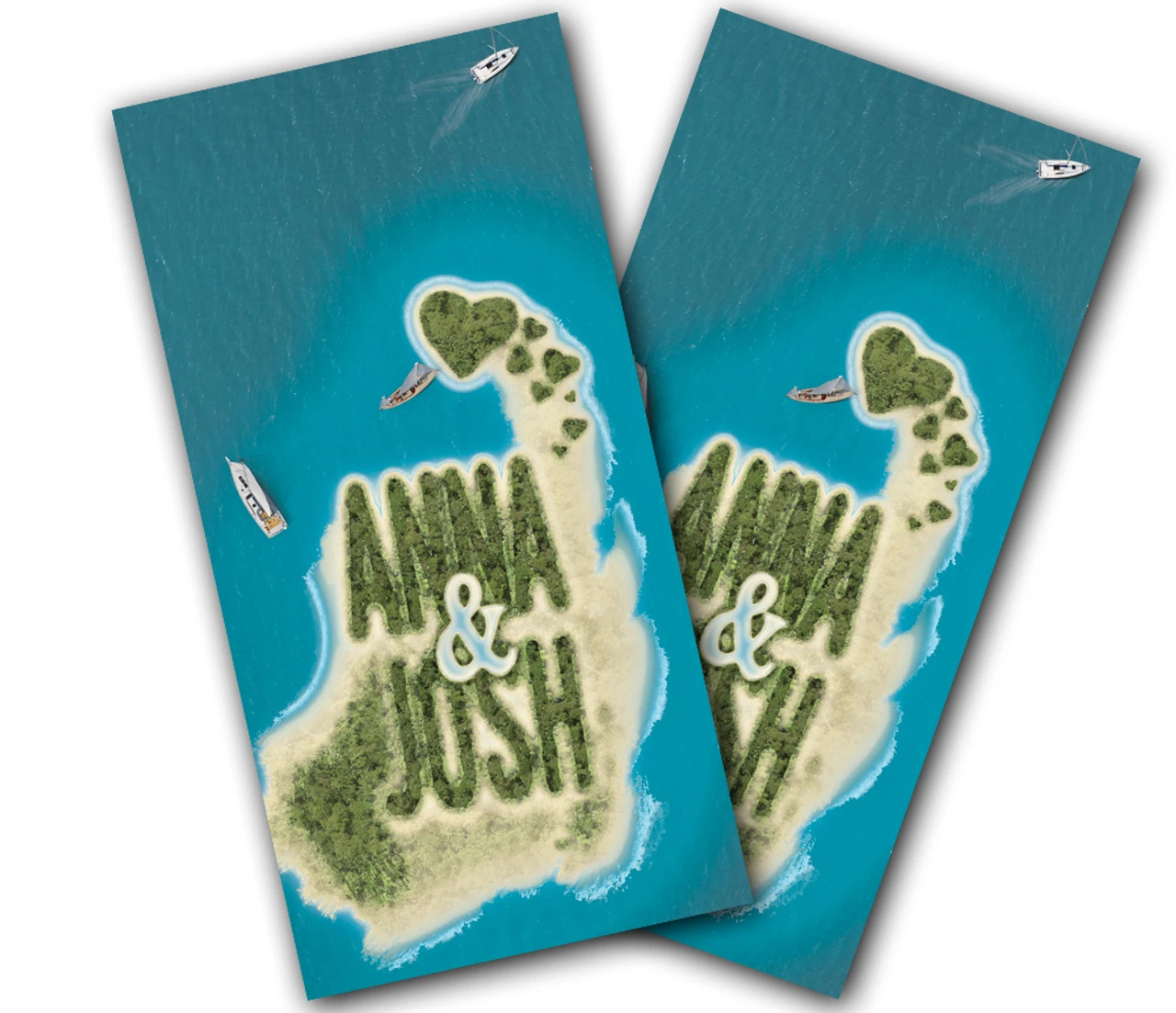 Paradise To Share Cornhole Wraps - Set Of 2 1 Paradise To Share Cornhole Wraps - Set Of 2