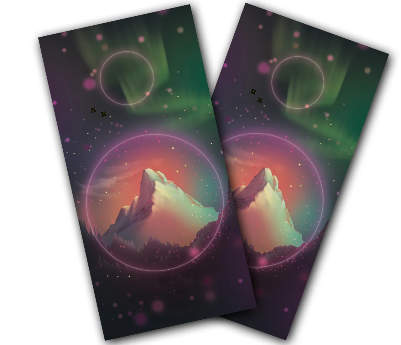 Peace Rock Cornhole Wraps - Set Of 2 1 Peace Rock Cornhole Wraps - Set Of 2