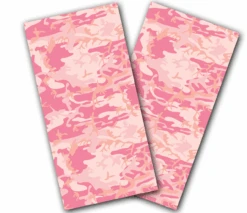 Light Pink Camo Cornhole Wraps - Set Of 2