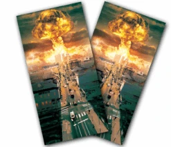 Zombie Apocalypse Cornhole Wraps - Set Of 2