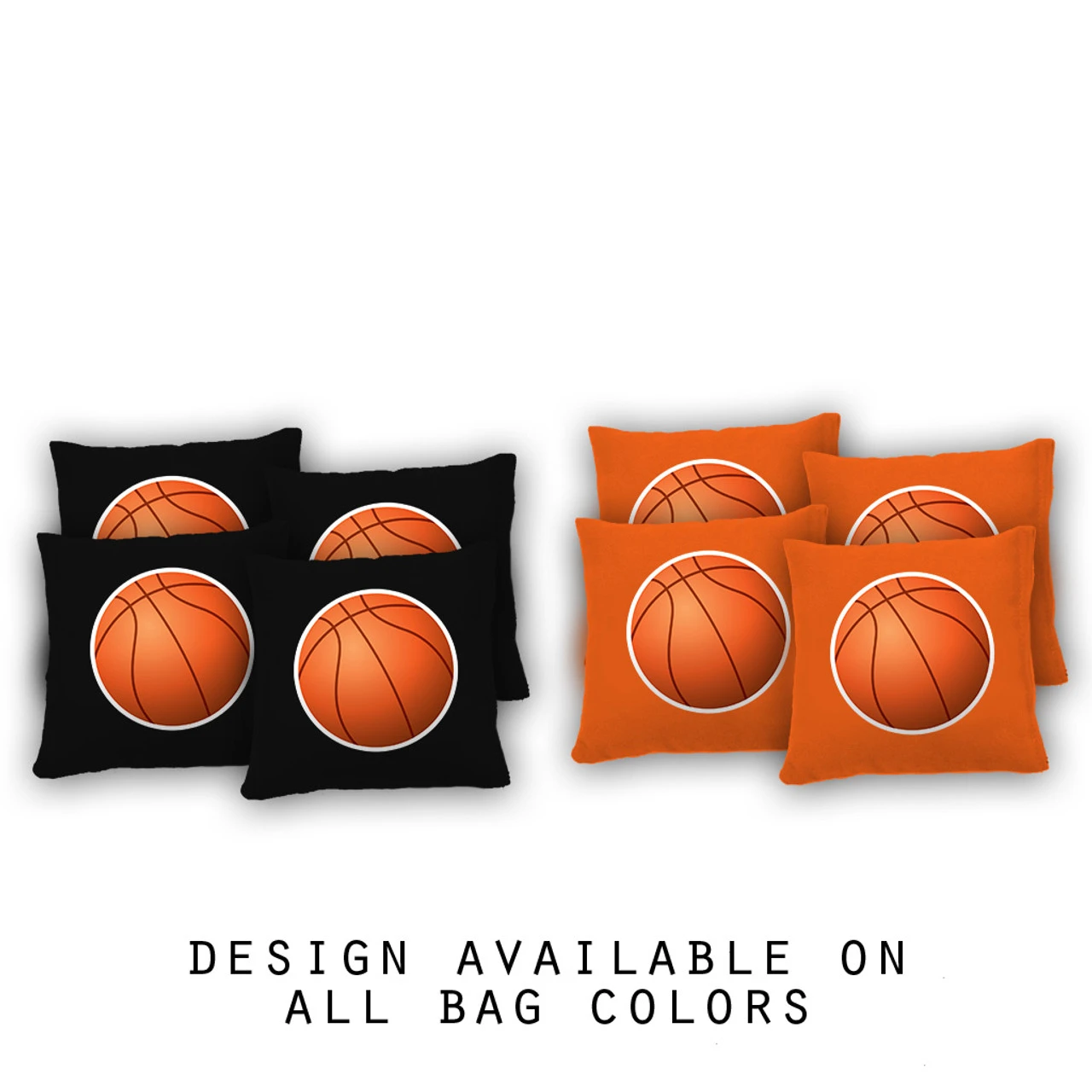 Basketball Cornhole Bags - Set Of 8 1 Basketball Cornhole Bags - Set Of 8