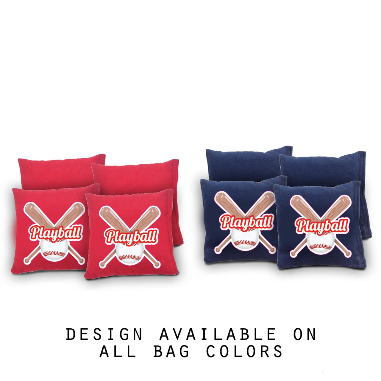 Play Ball Cornhole Bags - Set Of 8 1 Play Ball Cornhole Bags - Set Of 8