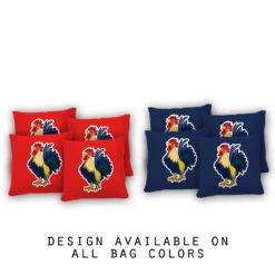 Rooster Cornhole Bags - Set Of 8