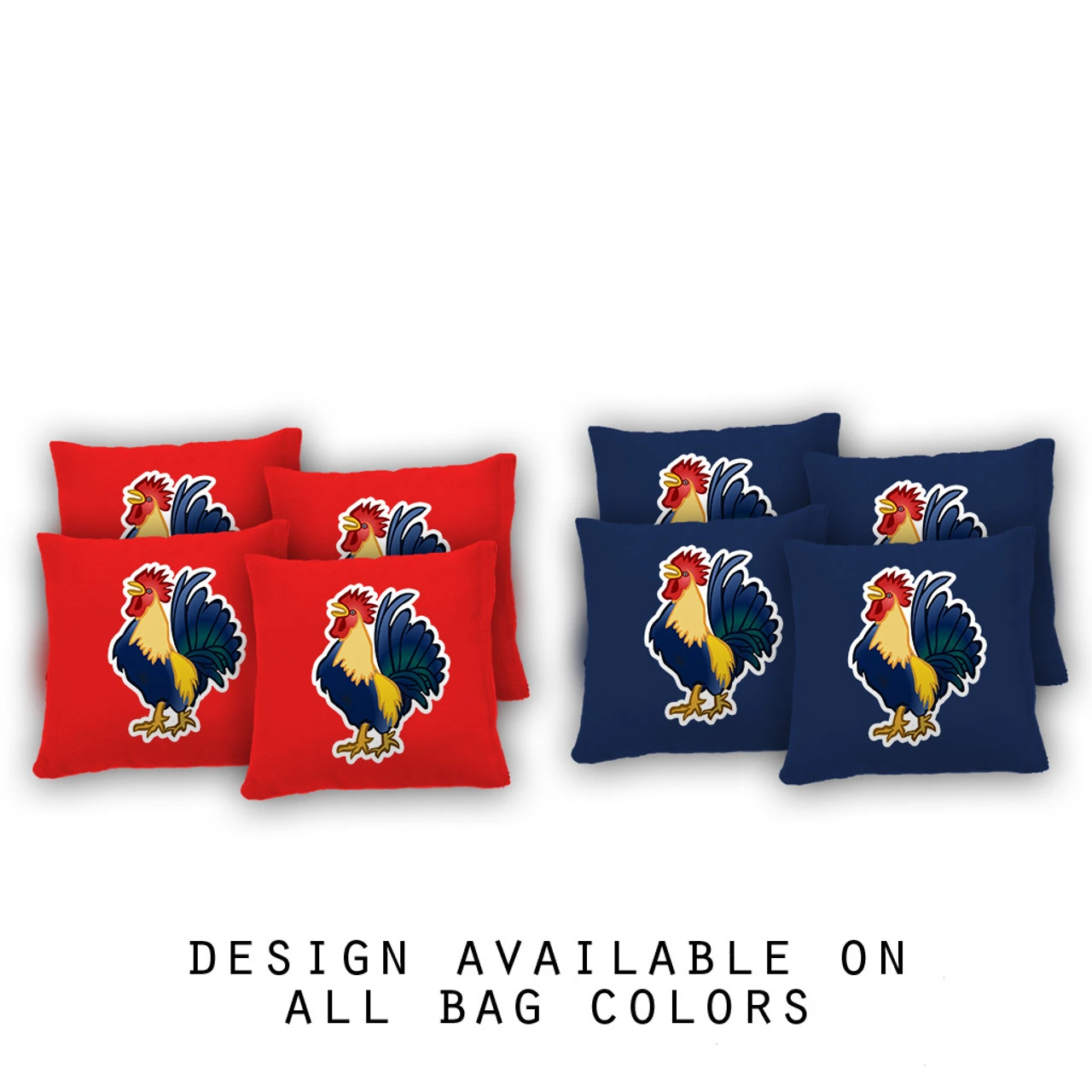 Rooster Cornhole Bags - Set Of 8 1 Rooster Cornhole Bags - Set Of 8