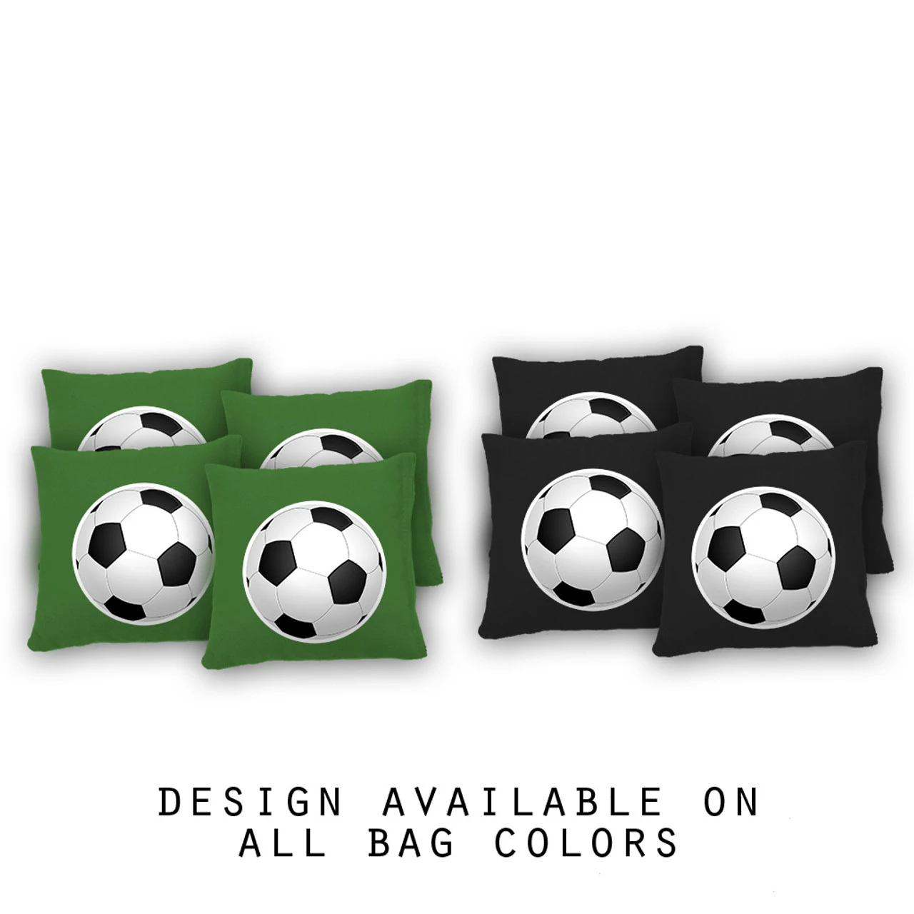 Soccer Cornhole Bags - Set Of 8 1 Soccer Cornhole Bags - Set Of 8