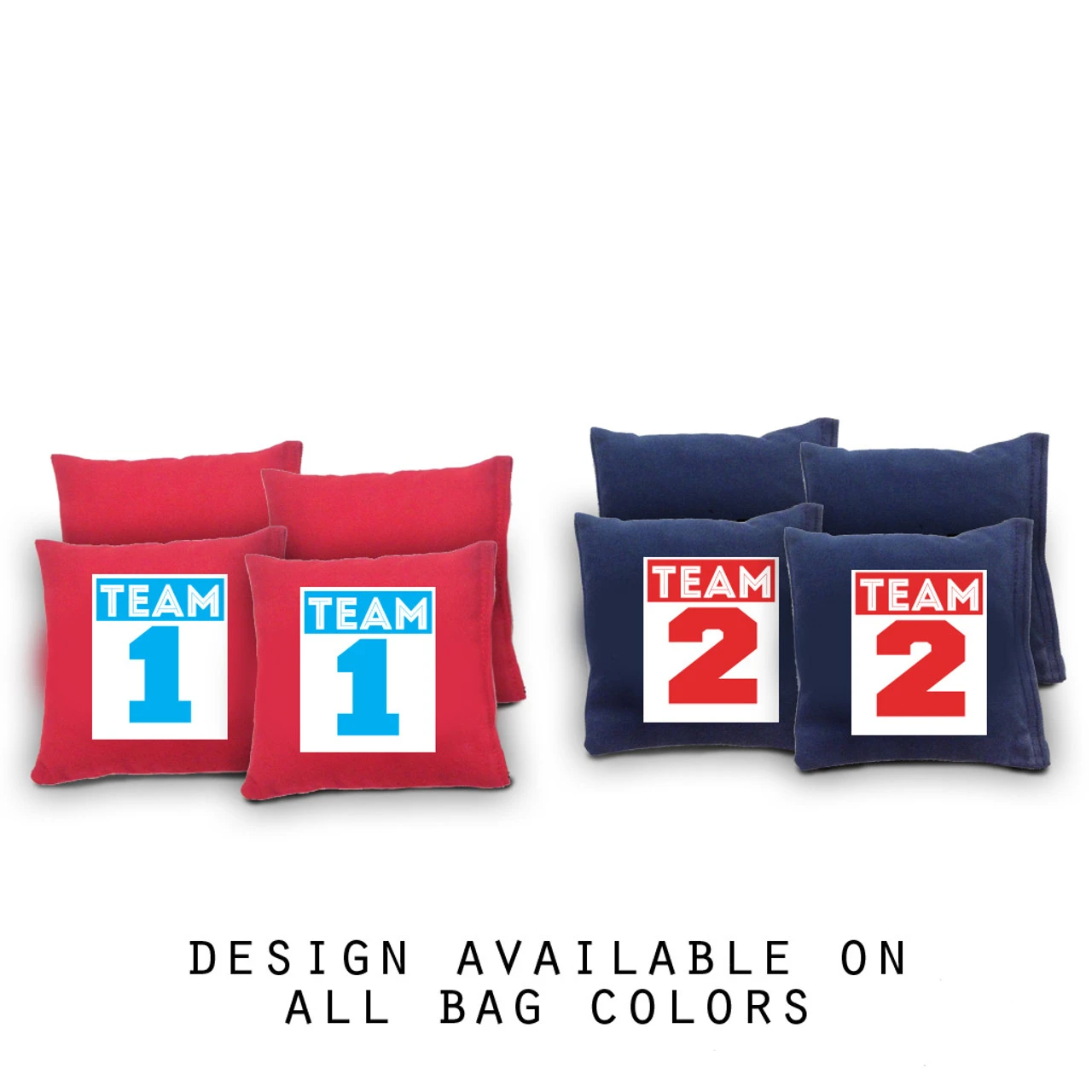 Team Cornhole Bags - Set Of 8 1 Team Cornhole Bags - Set Of 8