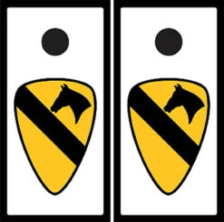 1st Cavalry Division Cornhole Wraps - Set Of 2