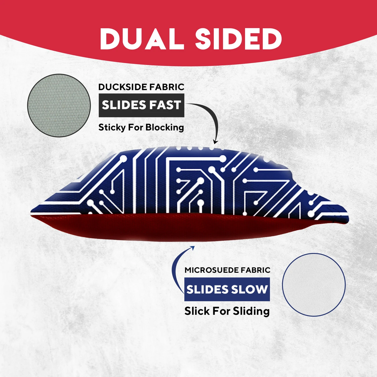 Blue Pink Purple Tech Tournament Cornhole Bags - Set Of 8 3 Blue Pink Purple Tech Tournament Cornhole Bags - Set Of 8 - Image 3