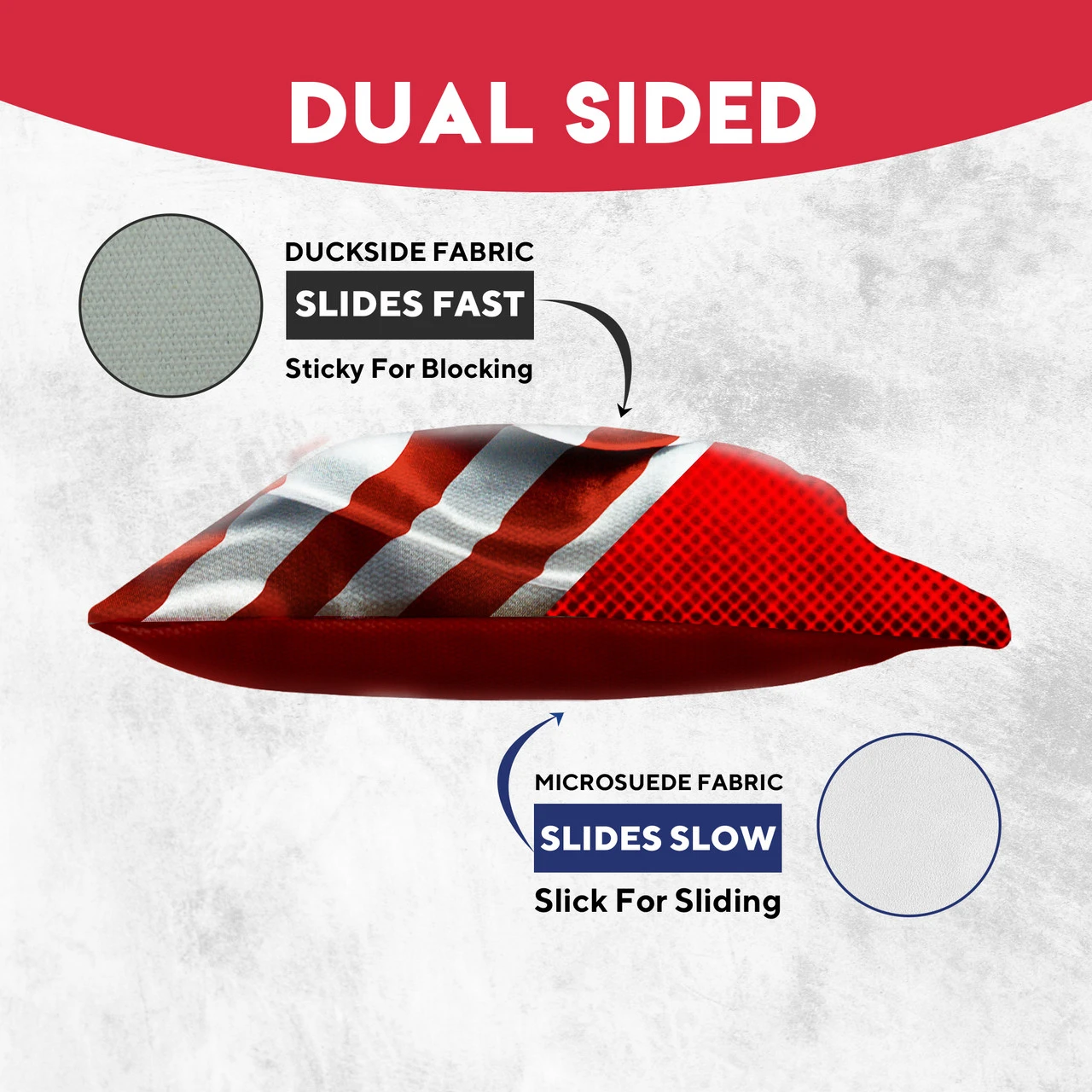 Sideway Flag Tournament Cornhole Bags - Set Of 8 4 Sideway Flag Tournament Cornhole Bags - Set Of 8 - Image 4