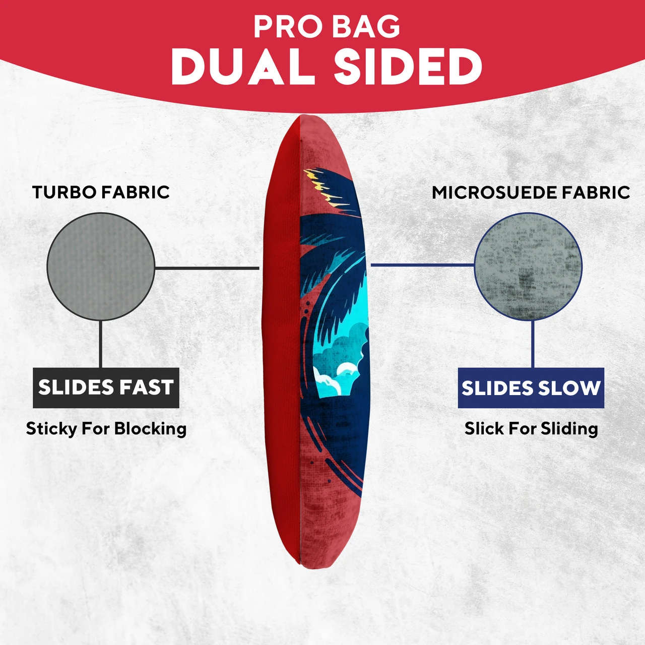 Beach Circle Professional Cornhole Bags - Set Of 8 3 Beach Circle Professional Cornhole Bags - Set Of 8 - Image 3