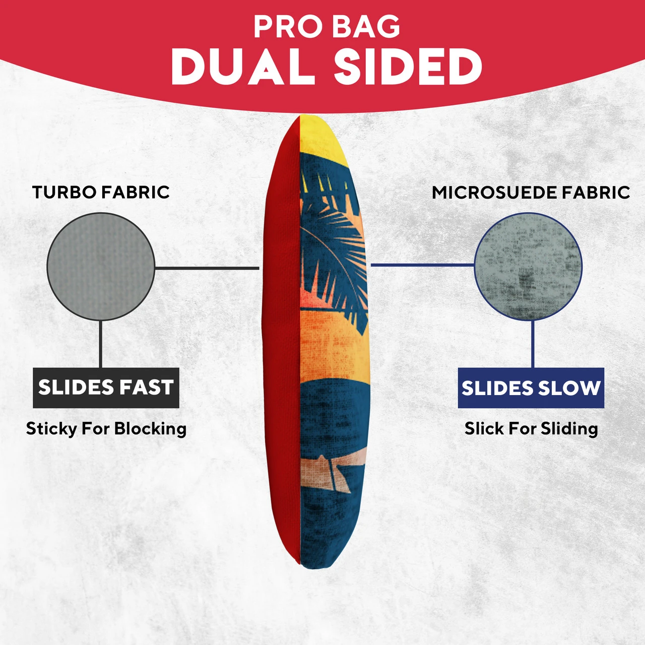 Orange Purple Dolphin Beach Professional Cornhole Bags - Set Of 8 3 Orange Purple Dolphin Beach Professional Cornhole Bags - Set Of 8 - Image 3