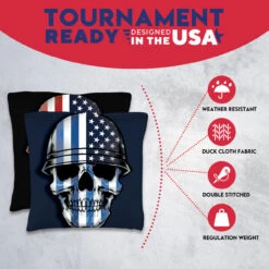 Soldier Flag Skull Tournament Cornhole Bags - Set Of 8 10 Soldier Flag Skull Tournament Cornhole Bags - Set Of 8 -Custom Cornhole 3 87947.1708293543