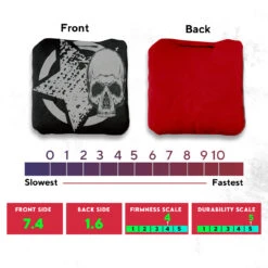 Black Green Star Skull Professional Cornhole Bags - Set Of 8 9 Black Green Star Skull Professional Cornhole Bags - Set Of 8 -Custom Cornhole 3 93838.1707196165