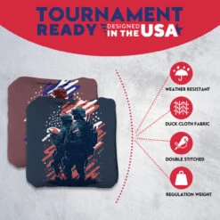 Two Soldiers Professional Cornhole Bags - Set Of 8 -Custom Cornhole 4 36502.1707376199