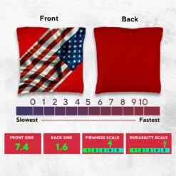 Sideway Flag Tournament Cornhole Bags - Set Of 8 8 Sideway Flag Tournament Cornhole Bags - Set Of 8 -Custom Cornhole 5 07133.1708292180