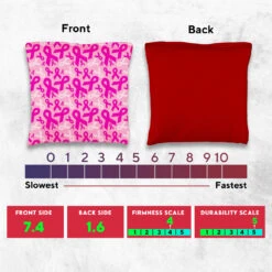 Breast Cancer Tournament Cornhole Bags - Set Of 8 9 Breast Cancer Tournament Cornhole Bags - Set Of 8 -Custom Cornhole 5 29819.1708223344