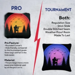 Red Purple Hunter Professional Cornhole Bags - Set Of 8 11 Red Purple Hunter Professional Cornhole Bags - Set Of 8 -Custom Cornhole 6 66501.1707376109