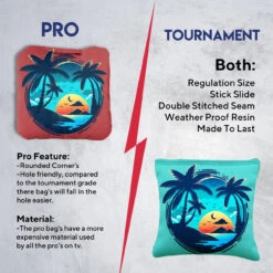 Beach Circle Professional Cornhole Bags - Set Of 8 11 Beach Circle Professional Cornhole Bags - Set Of 8 -Custom Cornhole 6 73465.1708185323