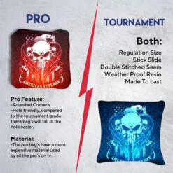 American Veteran Professional Cornhole Bags - Set Of 8 11 American Veteran Professional Cornhole Bags - Set Of 8 -Custom Cornhole 6 90564.1707441365