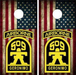 Airborne 509 Geronimo Cornhole Wraps - Set Of 2