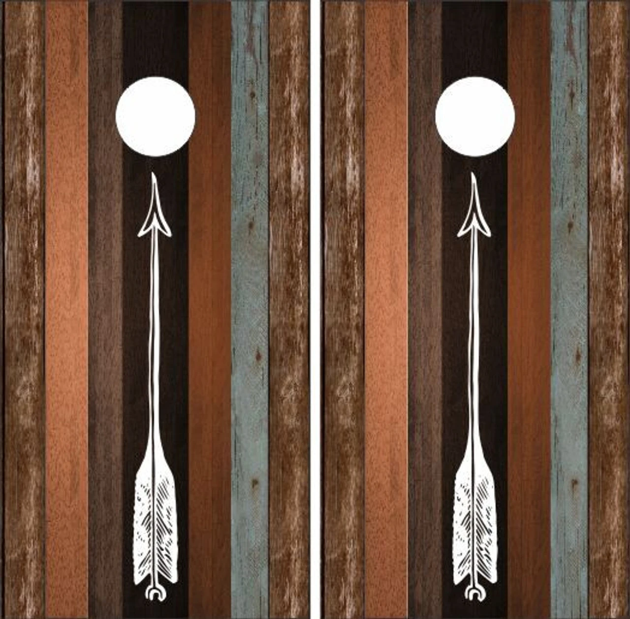 Arrows Cornhole Wraps - Set Of 2 1 Arrows Cornhole Wraps - Set Of 2