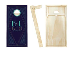 Custom Cornhole -Custom Cornhole Art Deco Wedding Cornhole Set with Bags2 86403.1611171674