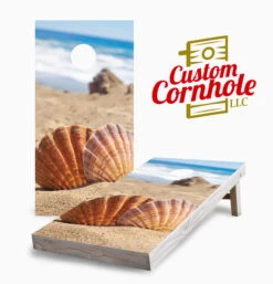 Beach Shells Cornhole Set With Bags