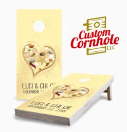Beach Wedding Cornhole Set With Bags