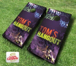 Blacklight Hangout Cornhole Set With Bags 6 Blacklight Hangout Cornhole Set With Bags -Custom Cornhole Blacklight Hangout Cornhole Set 42258.1484691625