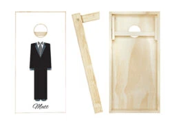 Custom Cornhole -Custom Cornhole Bride and Groom Set with Bags2 32696.1611180504