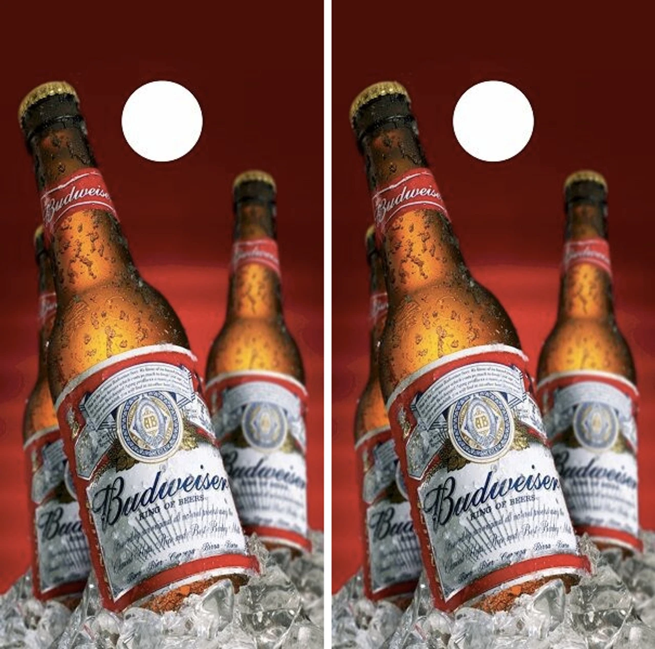 Budweiser Cornhole Wraps - Set Of 2 1 Budweiser Cornhole Wraps - Set Of 2