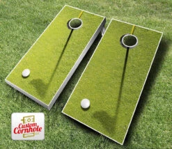 Golf Version 2 Cornhole Set With Bags 6 Golf Version 2 Cornhole Set With Bags -Custom Cornhole CC Golf 74484.1457559424