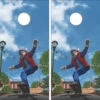 Cat To The Future Cornhole Wraps - Set Of 2