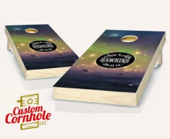 Chinese Lantern Wedding Cornhole Set With Bags