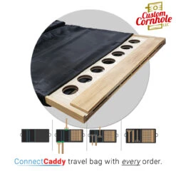 Rustic Personalized Family Giant Connect Four Game -Custom Cornhole Connect Four 20900.1610489750