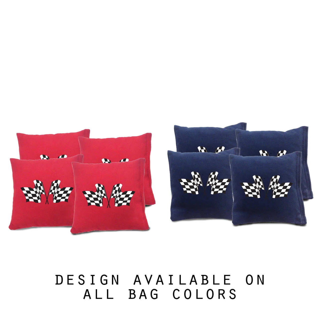 Racing Cornhole Bags - Set Of 8 1 Racing Cornhole Bags - Set Of 8
