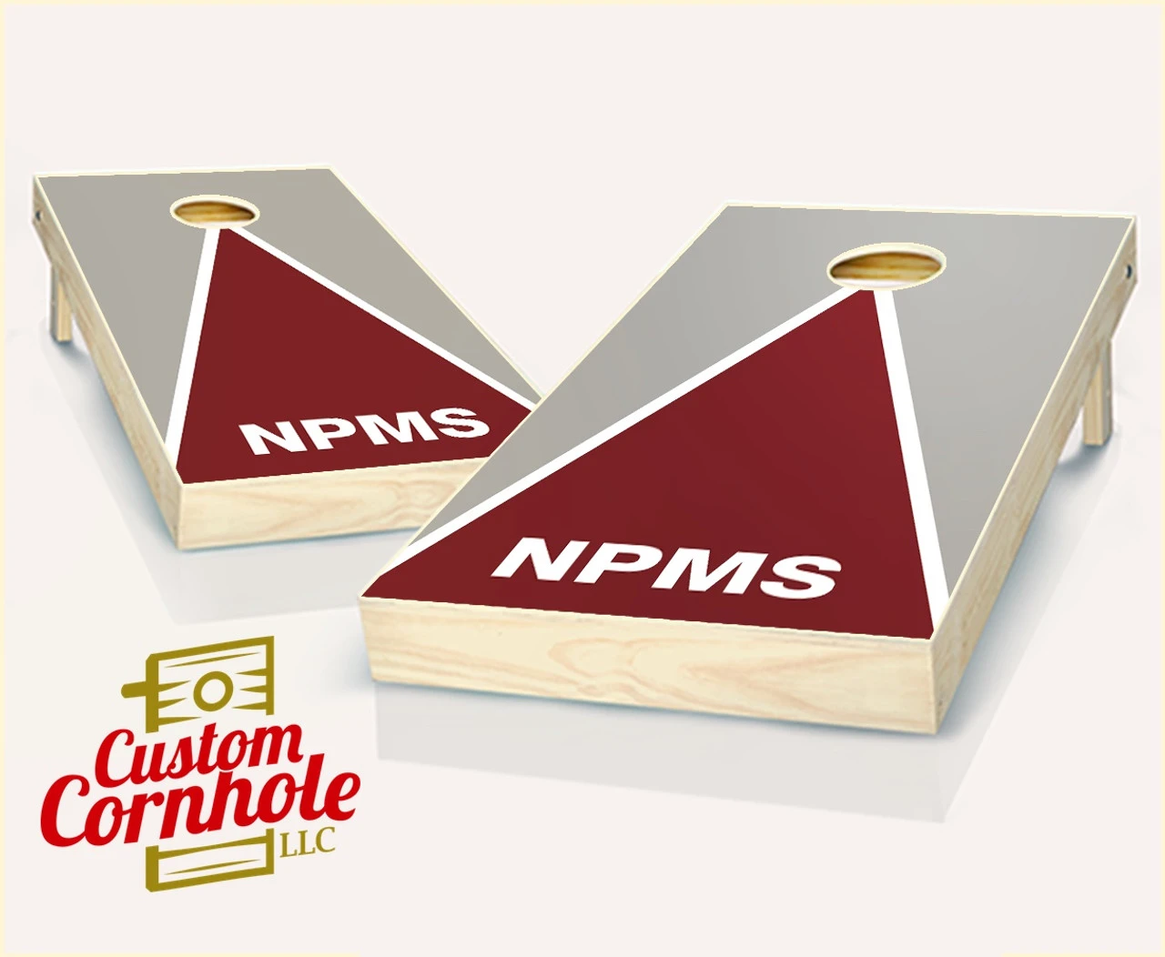 Personalized Premium Pyramid Cornhole Set With Bags 1 Personalized Premium Pyramid Cornhole Set With Bags