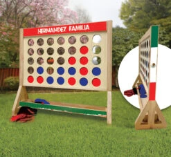 Personalized Mexican Family Giant Connect Four Game