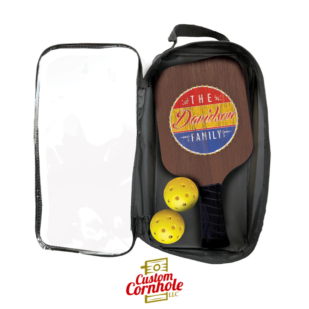 Custom Retro Southern Family Pickleball Paddle Set 2 Custom Retro Southern Family Pickleball Paddle Set - Image 2