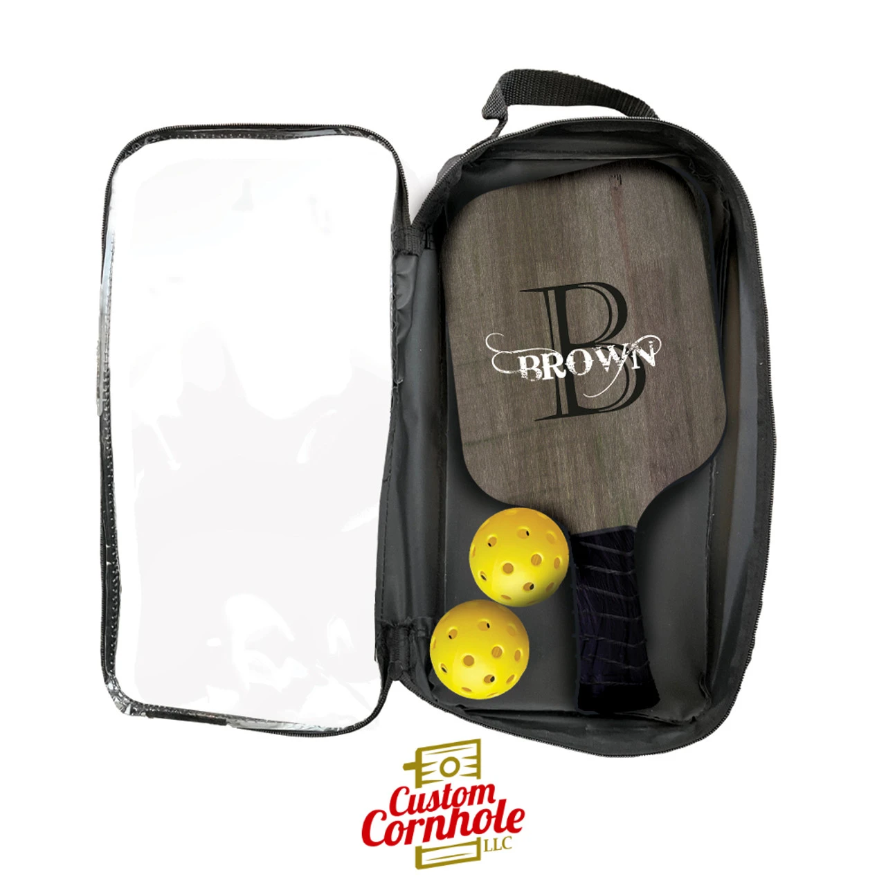 Custom Southern Gothic Monogram Pickleball Paddle Set 2 Custom Southern Gothic Monogram Pickleball Paddle Set - Image 2