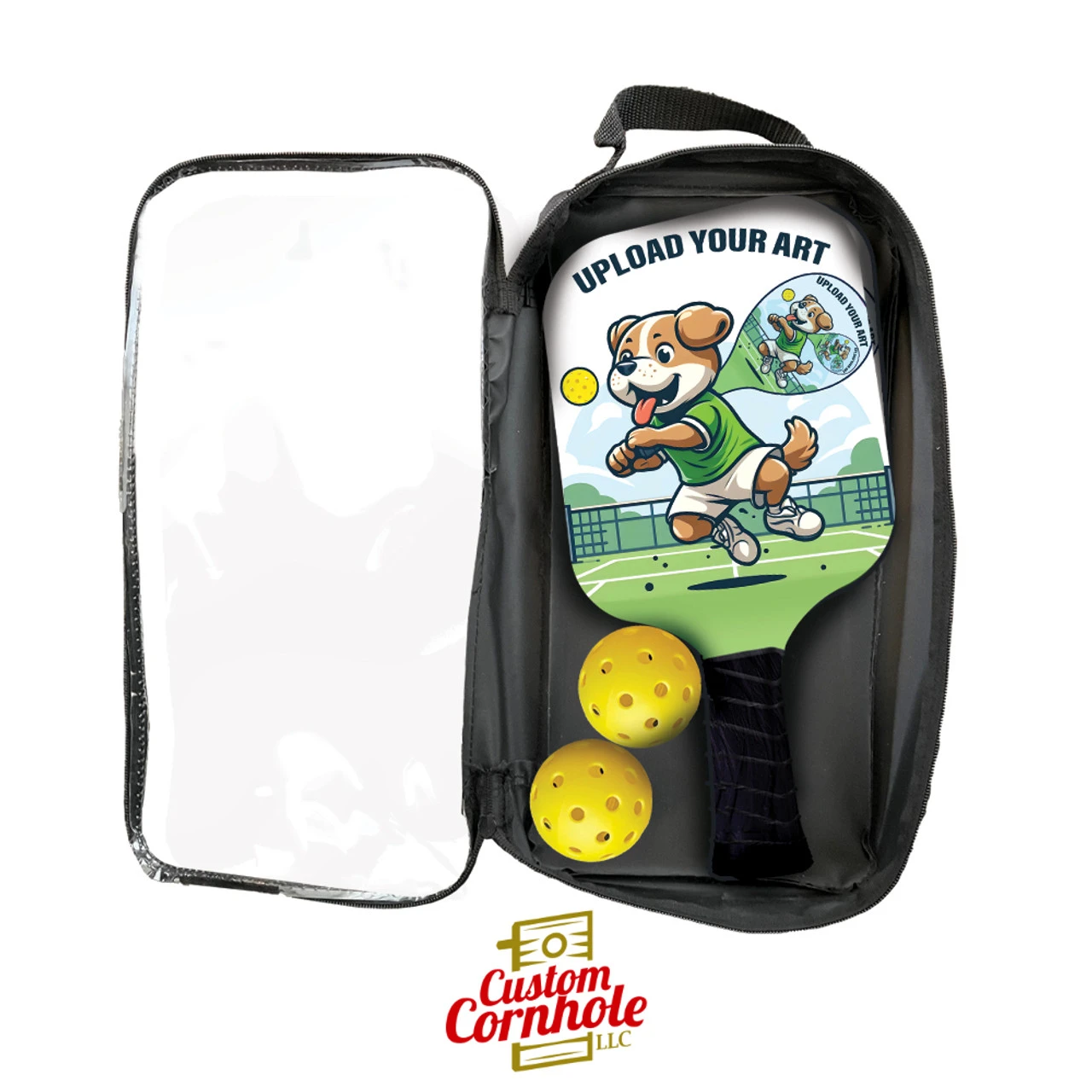 Custom Upload Your Own Artwork Pickleball Paddle Set 2 Custom Upload Your Own Artwork Pickleball Paddle Set - Image 2