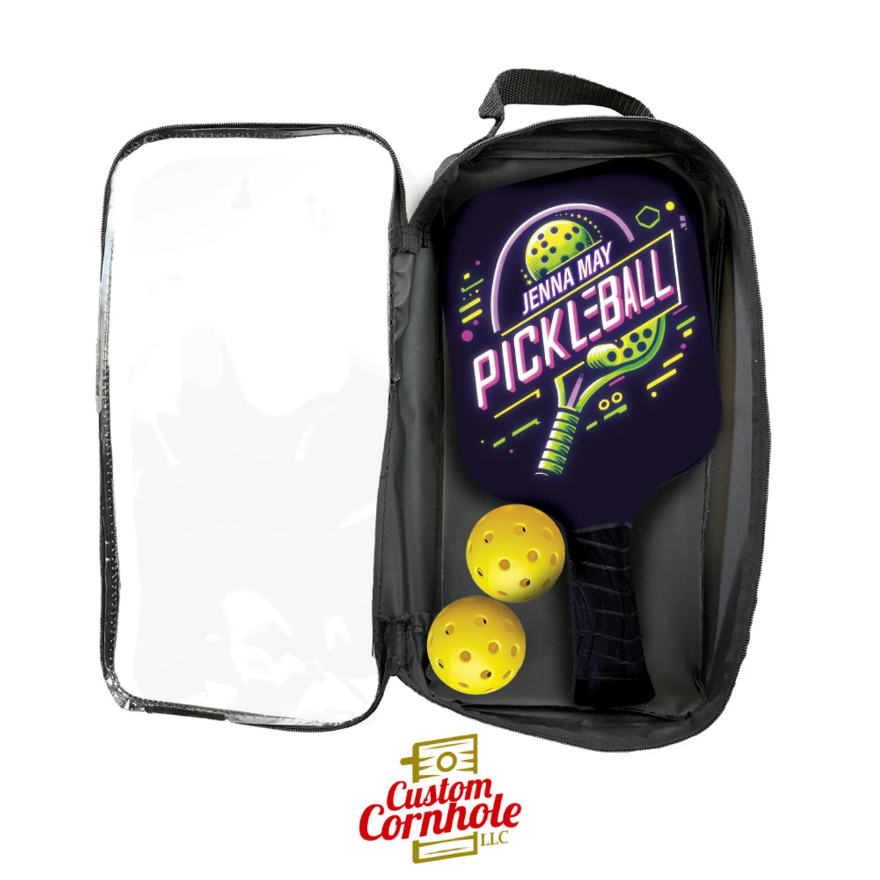 Custom Blacklight Pickleball Paddle Set 2 Custom Blacklight Pickleball Paddle Set - Image 2