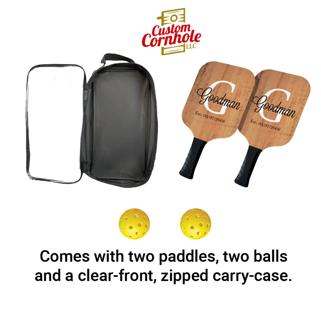 Custom Family Established Pickleball Paddle Set 3 Custom Family Established Pickleball Paddle Set - Image 3