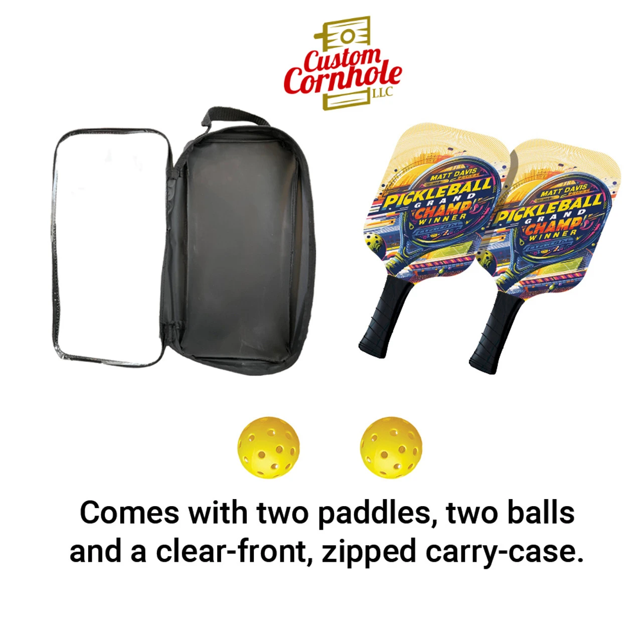 Custom Pickleball Champ Paddle Set 3 Custom Pickleball Champ Paddle Set - Image 3