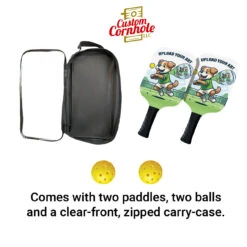 Custom Upload Your Own Artwork Pickleball Paddle Set 5 Custom Upload Your Own Artwork Pickleball Paddle Set -Custom Cornhole Custom Cornhole LLC Pickleball 3 77702.1707877838