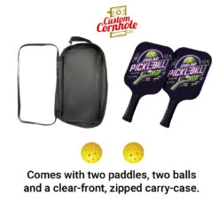 Custom Blacklight Pickleball Paddle Set 5 Custom Blacklight Pickleball Paddle Set -Custom Cornhole Custom Cornhole LLC Pickleball 3 77938.1707876524