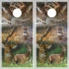Deer Collage Cornhole Wraps - Set Of 2